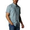 Columbia Men’s Rapid Rivers II Short Sleeve Shirt(Icy Morn Everyday Gingham)