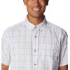 Columbia Men’s Rapid Rivers II Short Sleeve Shirt(Jet Stream Multi Gingham)
