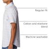Columbia Men’s Rapid Rivers II Short Sleeve Shirt(Jet Stream Multi Gingham)