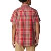 Columbia Men’s Rapid Rivers II Short Sleeve Shirt(Mountain Red Multi)