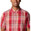Columbia Men’s Rapid Rivers II Short Sleeve Shirt(Mountain Red Multi Madras)
