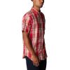 Columbia Men’s Rapid Rivers II Short Sleeve Shirt(Mountain Red Multi Madras)