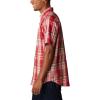 Columbia Men’s Rapid Rivers II Short Sleeve Shirt(Mountain Red Multi Madras)