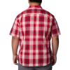 Columbia Men’s Rapid Rivers II Short Sleeve Shirt(Mountain Red Multi Plaid)