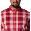 Columbia Men’s Rapid Rivers II Short Sleeve Shirt(Mountain Red Multi Plaid)