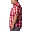 Columbia Men’s Rapid Rivers II Short Sleeve Shirt(Mountain Red Multi Plaid)