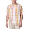 Columbia Men’s Rapid Rivers II Short Sleeve Shirt(Pink Agave Multi Plaid)