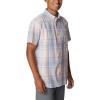 Columbia Men’s Rapid Rivers II Short Sleeve Shirt(Purple Tint Multi Plaid)