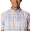 Columbia Men’s Rapid Rivers II Short Sleeve Shirt(Purple Tint Multi Plaid)