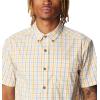 Columbia Men’s Rapid Rivers II Short Sleeve Shirt(Raw Honey Everyday Gingham)