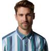 Columbia Men’s Rapid Rivers II Short Sleeve Shirt(Ripple Blue Wide Stripe)
