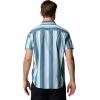 Columbia Men’s Rapid Rivers II Short Sleeve Shirt(Ripple Blue Wide Stripe)