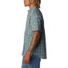 Columbia Men’s Rapid Rivers II Short Sleeve Shirt(Shark Everyday Gingham)
