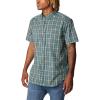 Columbia Men’s Rapid Rivers II Short Sleeve Shirt(Shark Everyday Gingham)