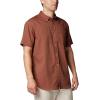 Columbia Men’s Rapid Rivers II Short Sleeve Shirt(Spice Oxford)