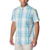 Columbia Men’s Rapid Rivers II Short Sleeve Shirt(Spray Multi Plaid)