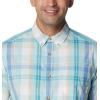 Columbia Men’s Rapid Rivers II Short Sleeve Shirt(Spray Multi Plaid)