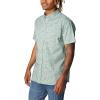 Columbia Men’s Rapid Rivers II Short Sleeve Shirt(Stone Blue/Makin Tracks Print)