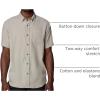 Columbia Men’s Rapid Rivers II Short Sleeve Shirt(Stone Green Oxford)
