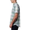 Columbia Men’s Rapid Rivers II Short Sleeve Shirt(True Green Large Plaid)