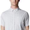 Columbia Men’s Rapid Rivers II Short Sleeve Shirt(White Grid)