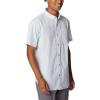 Columbia Men’s Rapid Rivers II Short Sleeve Shirt(White Stripe)