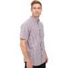 Columbia Men’s Rapid Rivers II Short Sleeve Shirt(Wild Salmon Small Plaid)
