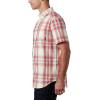 Columbia Men’s Rapid Rivers II Short Sleeve Shirt(Wildfire Ombre Plaid)