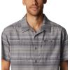 Columbia Mens Scenic Ridge Short Sleeve(City Grey Stripe)