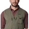 Columbia Men’s Silver Ridge Utility Vest(Stone Green)