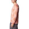 Columbia Men’s Summerdry Printed Long Sleeve(Desert Orange Dye Palms Tonal)