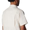 Columbia Men’s Twisted Creek II Short Sleeve Shirt(Ancient Fossil Basic Stripe)