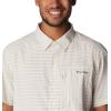 Columbia Men’s Twisted Creek II Short Sleeve Shirt(Ancient Fossil Basic Stripe)