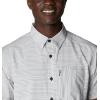 Columbia Men’s Twisted Creek II Short Sleeve Shirt(Black Wave Crest Stripe)
