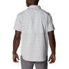 Columbia Men’s Twisted Creek II Short Sleeve Shirt(Black Wave Crest Stripe)