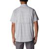 Columbia Men’s Twisted Creek II Short Sleeve Shirt(Collegiate Navy Basic Stripe)