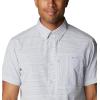 Columbia Men’s Twisted Creek II Short Sleeve Shirt(Collegiate Navy Wave Crest Stripe)