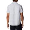 Columbia Men’s Twisted Creek II Short Sleeve Shirt(Collegiate Navy Wave Crest Stripe)