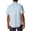 Columbia Men’s Twisted Creek II Short Sleeve Shirt(Jet Stream Basic Stripe)