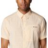 Columbia Men’s Twisted Creek II Short Sleeve Shirt(Mango Wave Crest Stripe)
