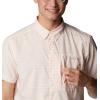 Columbia Men’s Twisted Creek II Short Sleeve Shirt(Peach Blossom Basic Stripe)