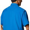 Columbia Men’s Utilizer Ii Solid Short Sleeve Shirt(Azure Blue)