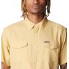 Columbia Men’s Utilizer Ii Solid Short Sleeve Shirt(Light Camel)