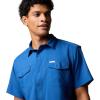 Columbia Men’s Utilizer Ii Solid Short Sleeve Shirt(Mountain Blue)