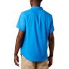 Columbia Men’s Utilizer Ii Solid Short Sleeve Shirt(New Azure Blue)