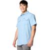 Columbia Men’s Utilizer Ii Solid Short Sleeve Shirt(Ripple Blue)