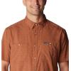 Columbia Mens Utilizer Printed Woven Short Sleeve(Auburn Dawn Dot Multicolor)