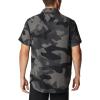 Columbia Mens Utilizer Printed Woven Short Sleeve(Black Mod Camo)