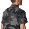 Columbia Mens Utilizer Printed Woven Short Sleeve(Black Mod Camo)