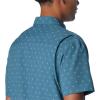 Columbia Mens Utilizer Printed Woven Short Sleeve(Cloudburst Dawn Dot)